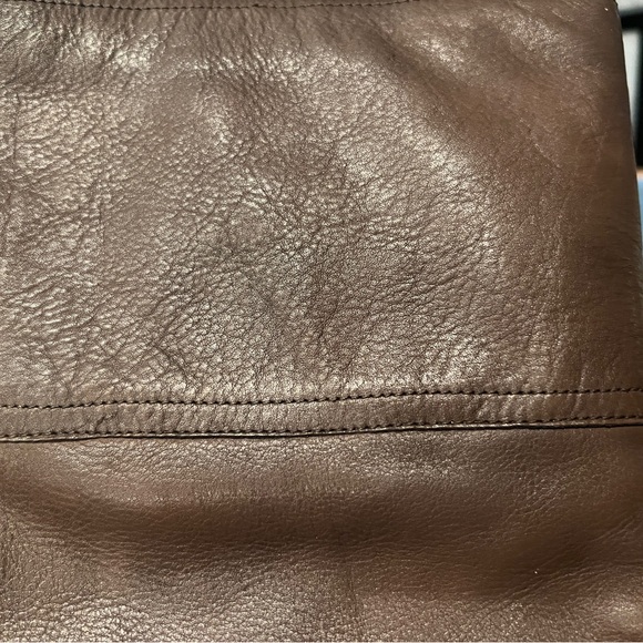 Rich brown wedged  leather boots MSRP $278- on sale for $143 on Cafenoir site - Picture 4 of 7